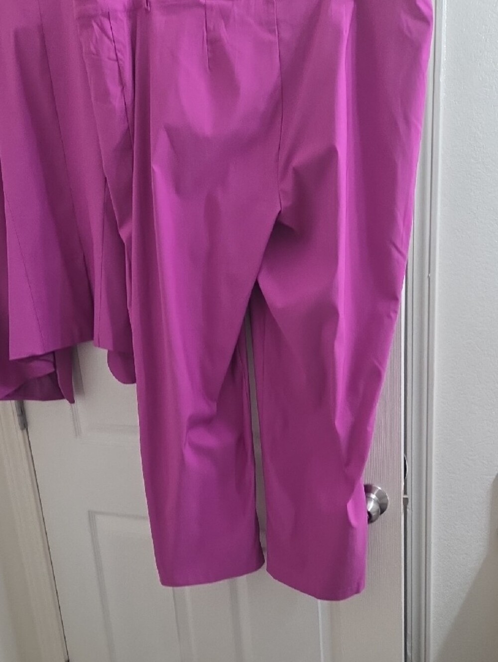 Vivid Violet Women's Blazer and Pants Suit - Picture 6 of 8